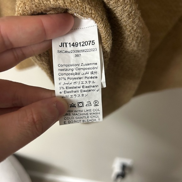 Shein Tan Long Sleeve Shirt - Picture 5 of 5